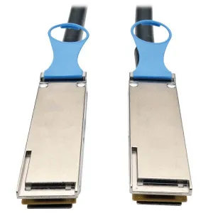 Tripp-Lite N282-01M-28-BK QSFP28 to QSFP28 100GbE Passive DAC Cable (M/M) QSFP-100G-CU1M Compatible 1M (3.28 ft.)