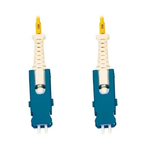 Tripp-Lite N383S-03M 400G Singlemode 9/125 OS2 Fiber Optic Cable (Duplex SN-UPC M/M) LSZH Yellow 3 m (9.8 ft.)