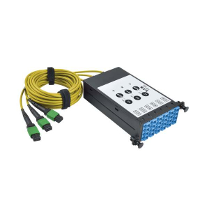 Tripp-Lite N482-3M8L12S-B 40/100Gb Fiber Breakout Cassette with Built-In MTP Cables 40Gb to 4 x 10Gb 100Gb to 4 x 25Gb