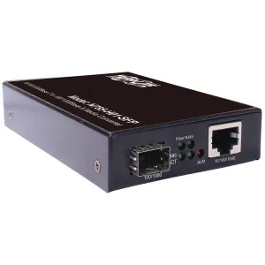 Tripp-Lite N785-H01-SFP Hardened Gigabit Fiber to Ethernet Media Converter 10/100/1000 Mbps RJ45/SFP -10 to 60C