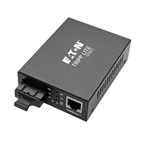 Tripp-Lite N785-INT-SC-MM Gigabit Multimode Fiber to Ethernet Media Converter 10/100/1000 SC International Power Supply 850 nm 550M (1804.46 ft.)