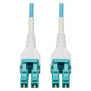 Tripp-Lite N821-50M-AQ-AR 100G Duplex Multimode 50/125 OM4 Armored Fiber Optic Cable (LC/LC Duplex M/M) LSZH Aqua 50 m (164 ft.)