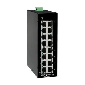 Tripp-Lite NGI-U16 16-Port Unmanaged Industrial Gigabit Ethernet Switch 10/100/1000 Mbps DIN Mount TAA
