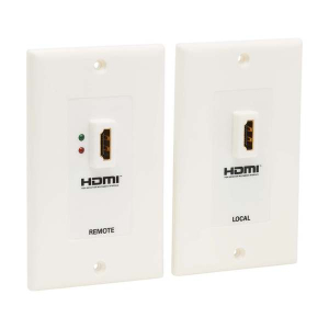 Tripp-Lite P167-000 HDMI over Dual Cat5/Cat6 Extender Wall Plate Kit with Transmitter and Receiver, TAA