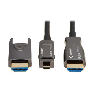 Tripp-Lite P568FM-10M-8K6 8K HDMI Fiber Active Optical Cable (AOC) - 8K UHD @ 60 Hz, HDR, Detachable Connector, M/M, Black, 10 m (33 ft.)