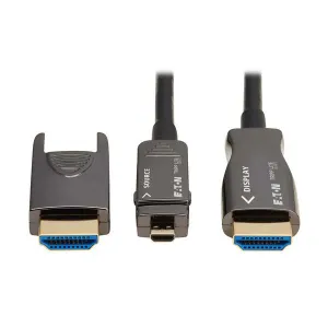 Tripp-Lite P568FM-30M-8K6 8K HDMI Fiber Active Optical Cable (AOC) - 8K UHD @ 60 Hz, HDR, Detachable Connector, M/M, Black, 30 m (98 ft.)