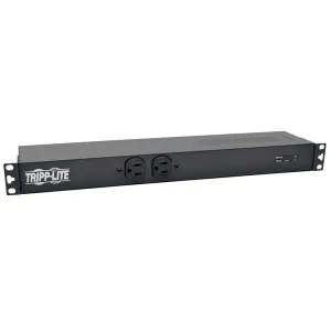 Tripp-Lite PDUH20-ISO 2kW 120V Single-Phase Basic PDU with ISOBAR Surge Protection 3840 Joules 14 Outlets L5-20P Input (5-20P Adapter) 15 ft. Cord 1U