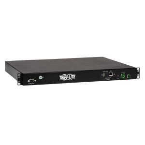 Tripp-Lite PDUMH15HVATNET 2.4kW Single-Phase Switched Automatic Transfer Switch PDU Two 200-240V C14 Inlets 10 C13 Outputs 1U TAA