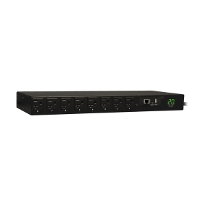 Tripp-Lite PDUMH20NET 1.9kW Single-Phase Switched PDU - LX Interface 120V Outlets (16 5-15/20R) L5-20P/5-20P Input 12 ft. (3.66 m) Cord 1U Rack-Mount