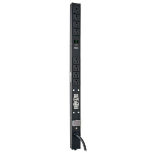 Tripp-Lite PDUMV15-24 1.5kW Single-Phase Local Metered PDU 100-127V Outlets (8 5-15R) 5-15P 15 ft. (4.57 m) Cord 0U Vertical 24 in.