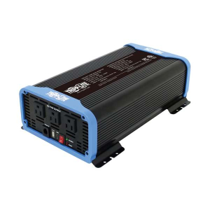 Tripp-Lite PINV1500SW-120 1500W Compact Power Inverter 3x 5-15R USB Charging Pure Sine Wave Wired Remote
