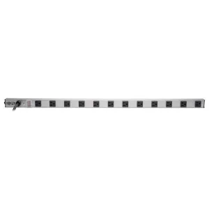 Tripp-Lite PS361220 12-Outlet (10-15A & 2-20A) Vertical Power Strip, 120V, 20A, 5-20P, 36 in., 15 ft. (4.57 m) Cord