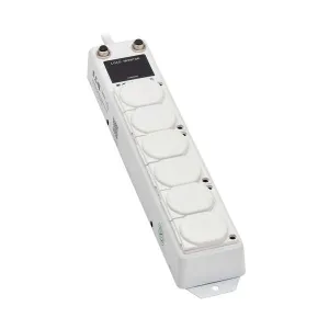 Tripp-Lite PS-615-HG-OEMLM Safe-IT UL 1363A Medical-Grade Power Strip for Patient Care Vicinities 6 Hospital-Grade Outlets Safety Covers 15 ft.(4.6 m)