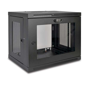 Tripp-Lite SRW9UG SmartRack 9U Low-Profile Switch-Depth Wall-Mount Mini Rack Enclosure Clear Acrylic Window