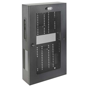 Tripp-Lite SRWF6UMOD SmartRack 3U Low-Profile Vertical-Mount Switch-Depth Wall-Mount Structured Wiring Enclosure Adjustable Equipment Brackets