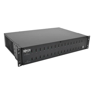 Tripp-Lite U280-032-RM 32-Port USB Charging Station with Syncing 5V 80A (400W) USB Charger Output 2U Rack-Mount