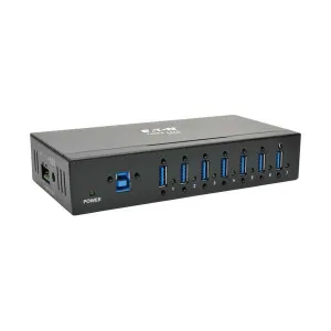 Tripp-Lite U360-007-IND 7-Port Industrial-Grade USB 3.x (5Gbps) Hub 20 kV ESD Immunity Metal Housing Mountable