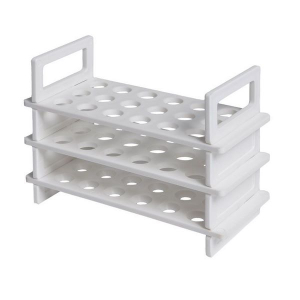 United Scientific Supplies 77710 Plastic Test Tube Rack, 3-Tier, 25mm / 18 tubes