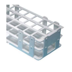 United Scientific Supplies 77903 Plastic Test Tube Rack, Wet/Dry, for 20 mm Tubes, 40 Places