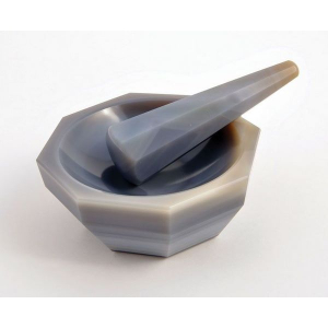 United Scientific Supplies MPA015 Mortar and Pestle Sets, Agate Stone, 7ml