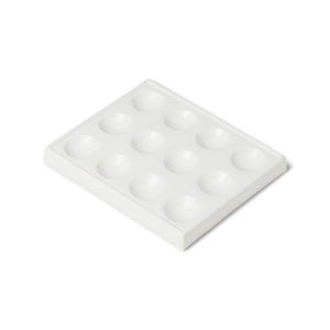United Scientific Supplies SPPL12 Spot Plate, 12 Cavity, Plastic