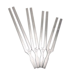 United Scientific Supplies TFSET4 Tuning Fork Set of 4 - 256 Hz / 320 Hz / 384 Hz / 512 Hz