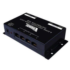 Vanco 280548 4 Zone VGA+ Audio Over Cat5E/Cat6 Distribution System, Receiver, Transmission Range 1000 ft, 12V DC- UL Listed