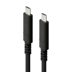 Vanco TUS3CC06 TAA Compliant USB-C to USB-C Cable (USB 3.2), 10Gbps Data Transfer Rate, Backwards Compatible with Older USB Generations, 6 ft