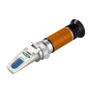 Vee Gee Scientific 43011 BX-20 Handheld Brix Refractometer 0 to 20% Silver/Orange