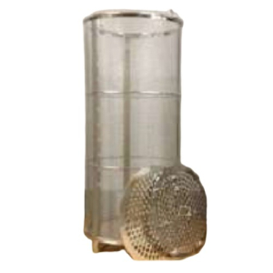 Yamato 241094 Mesh Basket with 2 Adjustable Stainless Steel Perforated Plate, Diameter 270 x H590mm Inch