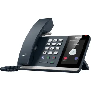 Yealink MP54-TEAMS-E2 Cost-Effective Phone for Teams - Android 13 4" Capacitive Touch Screen Optimal HD Audio Bluetooth 5.2 & Dual Band 2.4G/5G Wi-Fi