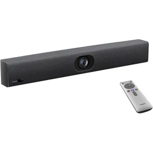Yealink UVC40-E2 All-in-One USB Video Bar for Small Rooms with Ultra-HD 4K Camera 120 Field of View 8 MEMS Microphone Arrays