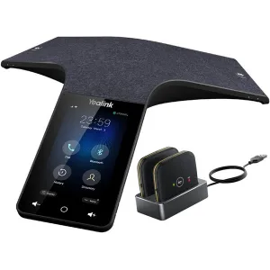 Yealink CP965-WM DECT Wireless Expansion Microphone CPW65 Noise Proof Technology Hybrid UC Meeting Full Duplex Speakerphone Bluetooth