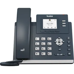 Yealink MP52-TEAMS-E2 Microsoft Certified Teams Phone 2.4 in. Optimal HD Audio Noise Proof Technology Dual-Port 10/100M Ethernet Switch Bluetooth