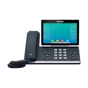 Yealink SIP-T57W Prime Business Phone 7" 800 x 480 Capacitive Adjustable Touch LCD Screen 2.4G/5G Wi-Fi 16 VoIP PoE HAC Handset 5V 2A
