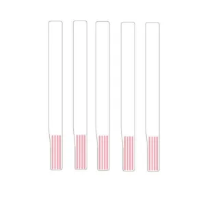 Zebra 10004443-5 Z-Band Direct 1" x 11" Pink Polypropylene Wristband 1" ID, 5" OD (200 Bands per Roll, Perforated)