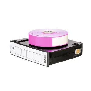 Zebra 10006995-4K Z-Band Direct 1" x 11" Purple Polypropylene Wristband Cartridge (200 Bands per Roll, Perforated)
