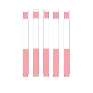 Zebra 10006995-5K Z-Band Direct 1" x 11" Pink Polypropylene Wristband Cartridge (200 Bands per Roll, Perforated)
