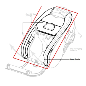 Zebra RK18448-001 Upper Housing Kit for MZ320 Printers