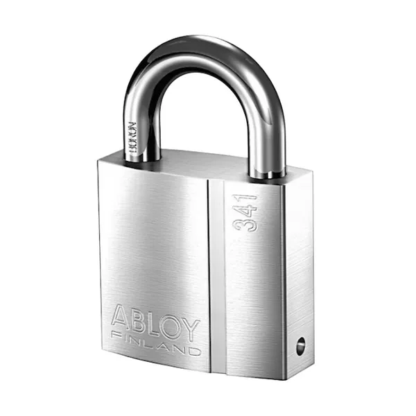 Padlock, Keyed Alike, Standard Shackle, Rectangular Brass Body, Hardened Steel Shackle, 1 3/32 in W
