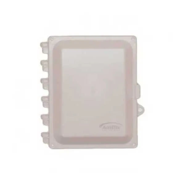 AccelTex ATS-00479 8x6x4 Polycarbonate Enclosure with Solid Door Latch Lock and No Holes