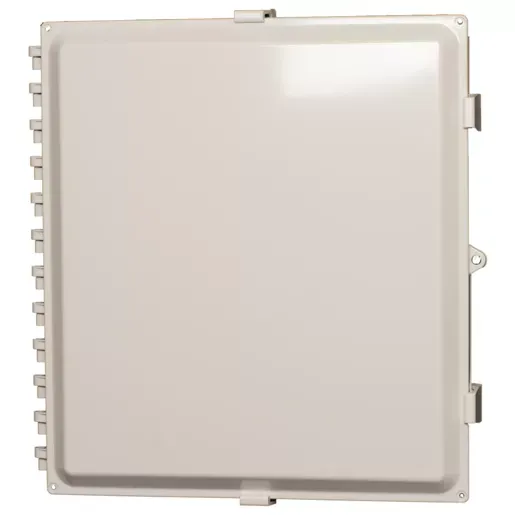 AccelTex ATS-00355 18x16x10 Polycarbonate Enclosure with Solid Door, Latch Lock and Cord Grip