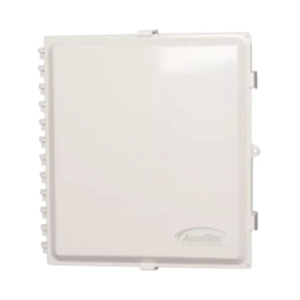 AccelTex ATS-00364 18x16x10 Polycarbonate Enclosure with Solid Door and Latch Lock and No Holes