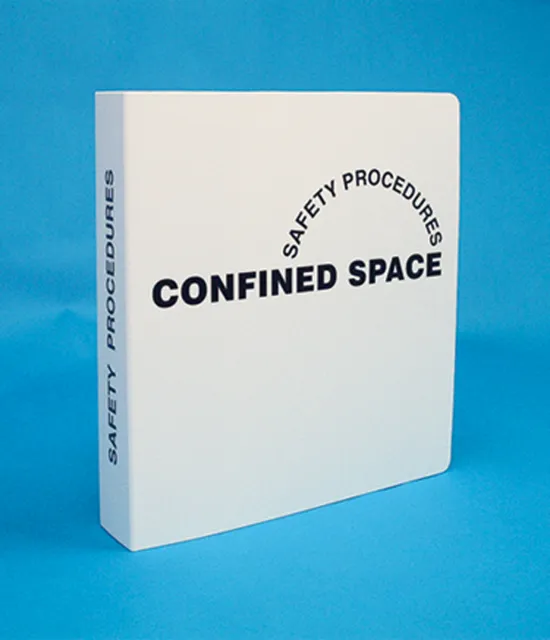 Accuform CBS347 Confined Space Permits: Binder