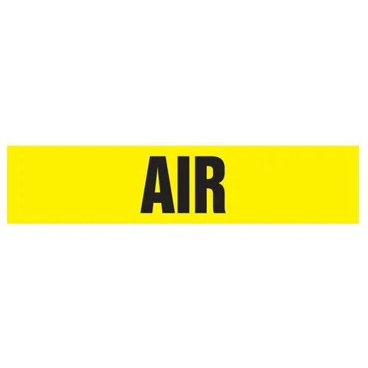 Accuform CRPK119SSH French Pipe Marker: Air