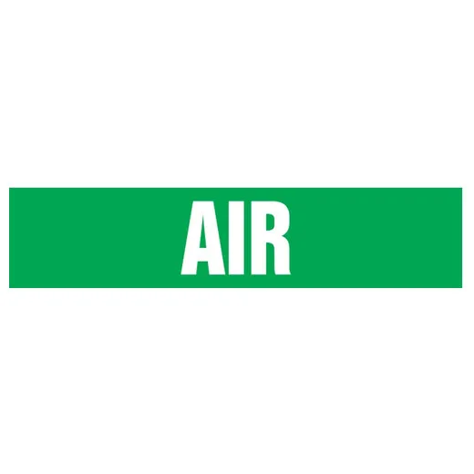 Accuform CRPK121SSH French Pipe Marker: Air