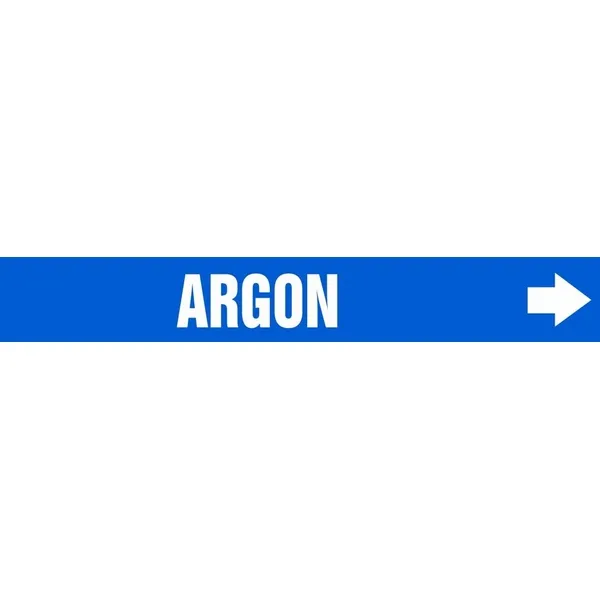 Accuform CRPK143SSH French Pipe Marker: Argon