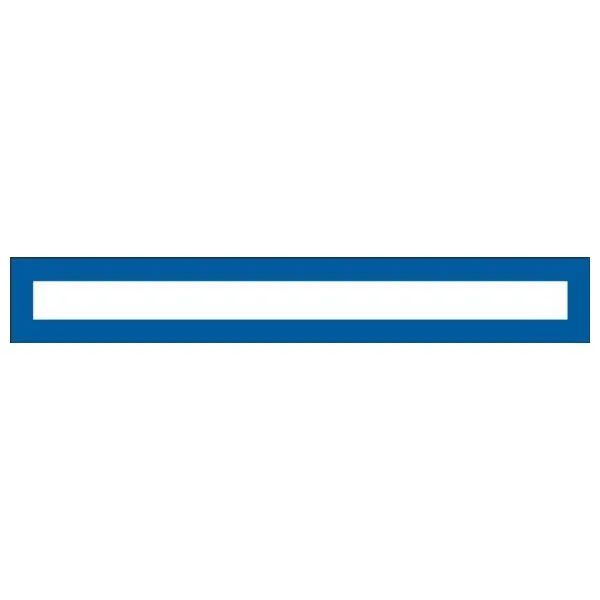 Accuform DTH202BU 1.5"" x 17"" Quick-Pocket Document Holder Blue