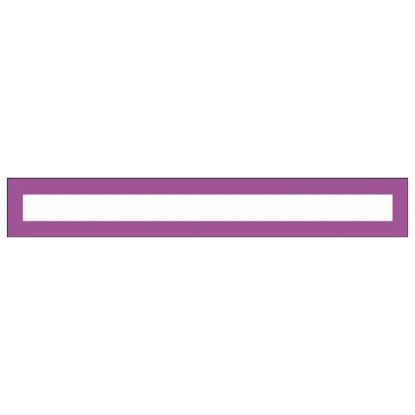 Accuform DTH202PR 1.5"" x 17"" Quick-Pocket Document Holder Purple