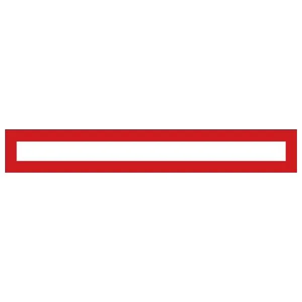 Accuform DTH202RD 1.5"" x 17"" Quick-Pocket Document Holder Red